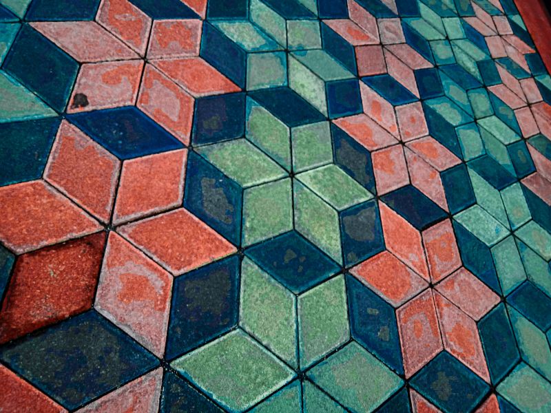 Colored Paving